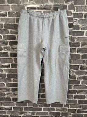 Aritzia TNA Sweatfleece sweatpants Cozy fleece Mega Fit Wide leg Cargo gray